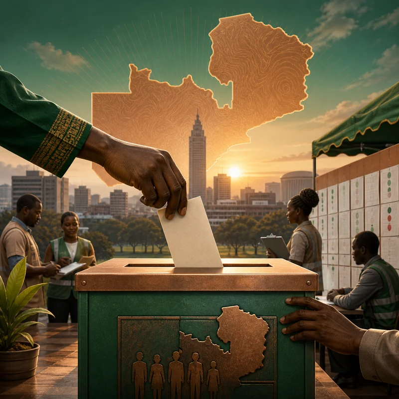 Will turnout in Zambia's 2026 general election reach at least 65%?
